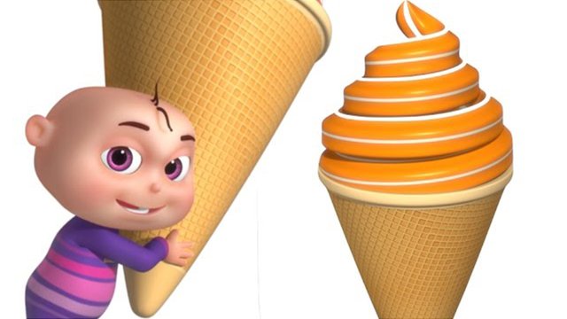 Funny Cartoon By Videogyan About Colors Learning With Ice Cream | 3D Ice  Cream For Babies