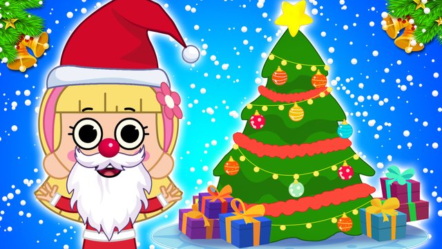 New Animation About Ellys Santa Face - Christmas Song For Children