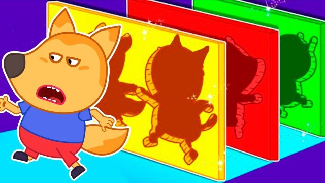 Wolfoo Jumping Through Impossible Shapes Challenge for Kids